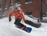 Winter storm buries New England