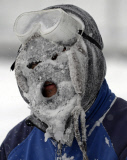 Winter storm buries New England