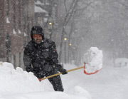 Winter storm buries New England