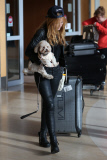 *EXCLUSIVE* Bella Thorne is rocker girl chic as she arrives at Victoria Island