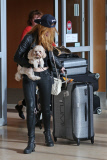 *EXCLUSIVE* Bella Thorne is rocker girl chic as she arrives at Victoria Island