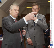 Prince Andrew at the Tycoon in Schools enterprise competition, Queen Anne's School, Caversham, Berkshire, Britain - 05 Dec 2013