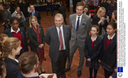 Prince Andrew at the Tycoon in Schools enterprise competition, Queen Anne's School, Caversham, Berkshire, Britain - 05 Dec 2013