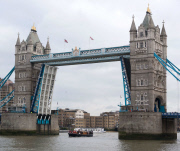 Winston Churchill funeral procession retraced on 50th anniversary, London, Britain - 30 Jan 2015