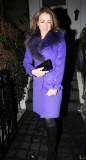 EXC - LIZ HURLEY SEEN WITH MYSTERIOUS MAN AFTER HAVING DINNER WITH HIM IN CENTRAL LONDON