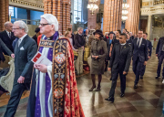 Royal family in church / We want to see an end to violence!