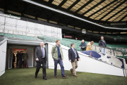 Prince Harry meets RFU Injured Players Foundation runners, Twickenham Stadium, London, Britain - 01 Feb 2015