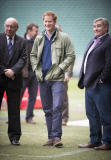 Prince Harry meets RFU Injured Players Foundation runners, Twickenham Stadium, London, Britain - 01 Feb 2015