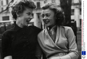 Actress Geraldine Mcewan (18) (right) With Her Sister Jean Mcewan.