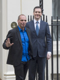 Greek Finance Minister Yanis Varoufakis visit to London, Britain - 02 Feb 2015