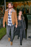 *EXCLUSIVE* **MUST CALL FOR PRICING** Kourtney Kardashian shows off her post-baby body in a sheer top *WEB EMBARGO UNTIL 8AM PST ON 02/03/15*