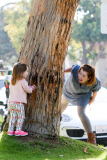 Alyson Hannigan and Keeva get their peek-a-boo on!