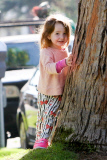 Alyson Hannigan and Keeva get their peek-a-boo on!