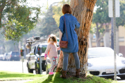 Alyson Hannigan and Keeva get their peek-a-boo on!