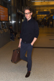 *EXCLUSIVE* Eddie Redmayne is all smiles at LAX **NO UK** 