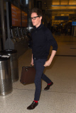 *EXCLUSIVE* Eddie Redmayne is all smiles at LAX **NO UK** 