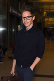*EXCLUSIVE* Eddie Redmayne is all smiles at LAX **NO UK** 