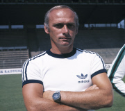 Portraet Trainer Udo Lattek, Fussball, Bundesliga 1976/1977, Pressetermin Borussia Moenchengladbach, Vorstellung der Mannschaft fuer die neue Saison