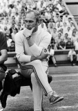 Muenchens Trainer Udo Lattek beim Spiel MSV Duisburg gegen Bayern Muenchen, Bundesliga, Saison 1970/1971