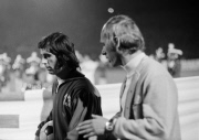 Trainer Udo Lattek und Gerd Mueller aus Wuppertal gegen Bayern Muenchen, Bundesliga, Saison 1972/1973