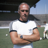 Portraet Trainer Udo Lattek, Fussball, Bundesliga 1976/1977, Pressetermin Borussia Moenchengladbach, Vorstellung der Mannschaft fuer die neue Saison