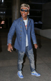 Pharrell Williams is all style at LAX