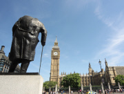 Sir Winston Churchill Memoria, Westminster, London - 26 Jan 2015