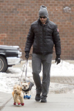 Hugh Jackman bundles for the snow with pups Allegra and Dali