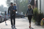 Reese Witherspoon and her adorable boys grab Starbucks