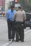 *PREMIUM EXCLUSIVE* *WEB EMBARGO UNTIL 19:00 PST 02/08/15* A shaken Bruce Jenner is given a field sobriety test after a fatal accident