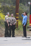 *PREMIUM EXCLUSIVE* *WEB EMBARGO UNTIL 19:00 PST 02/08/15* A shaken Bruce Jenner is given a field sobriety test after a fatal accident