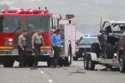 *PREMIUM EXCLUSIVE* *WEB EMBARGO UNTIL 19:00 PST 02/08/15* A shaken Bruce Jenner is given a field sobriety test after a fatal accident