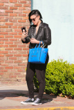 *EXCLUSIVE* Rocker chic Rumer Willis takes a selfie of her new do