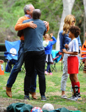 Heidi Klum & Seal Watch Their Kids Play Soccer 