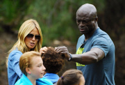 Heidi Klum & Seal Watch Their Kids Play Soccer 