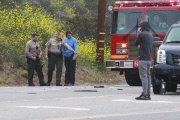 *PREMIUM EXCLUSIVE* *WEB EMBARGO UNTIL 19:00 PST 02/08/15* A shaken Bruce Jenner is given a field sobriety test after a fatal accident