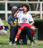 Heidi Klum & Seal Watch Their Kids Play Soccer 