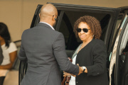 Cissy an Pat Houston visit Bobbi Kristina at Emory Hospital