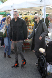 Stylish duo Ashlee Simpson and Evan Ross make a trip to their local Farmers Market