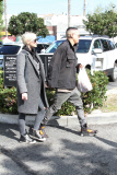 Stylish duo Ashlee Simpson and Evan Ross make a trip to their local Farmers Market
