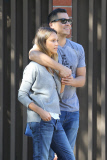 It's family fun day for Jessica Alba, Cash Warren, and their kids