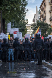 Italy : Matteo Salvini booed by social center and antifascist activists