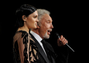 On stage at 57th Annual Grammy Awards
