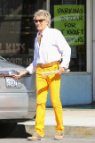 Rod Stewart is looking sexy in his bright yellow pants