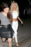 Pia Mia Perez smiles as she makes his way through the fans at Craig's
