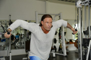 Tim Wiese beim Krafttraining in Bremen 