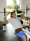 Tim Wiese beim Krafttraining in Bremen 