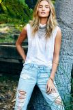 Rosie Huntington Whiteley for Paige.
