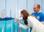 Catherine Duchess of Cambridge visits the home of Ben Ainslie Racing and the 1851 Trust, Portsmouth, Britain - 12 Feb 2015