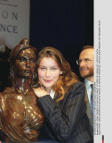 PARIS : 82ND CONGRESS OF MAYOR OF FRANCE  AT PORTE DE VERSAILLES : LAETITIA CASTA PR